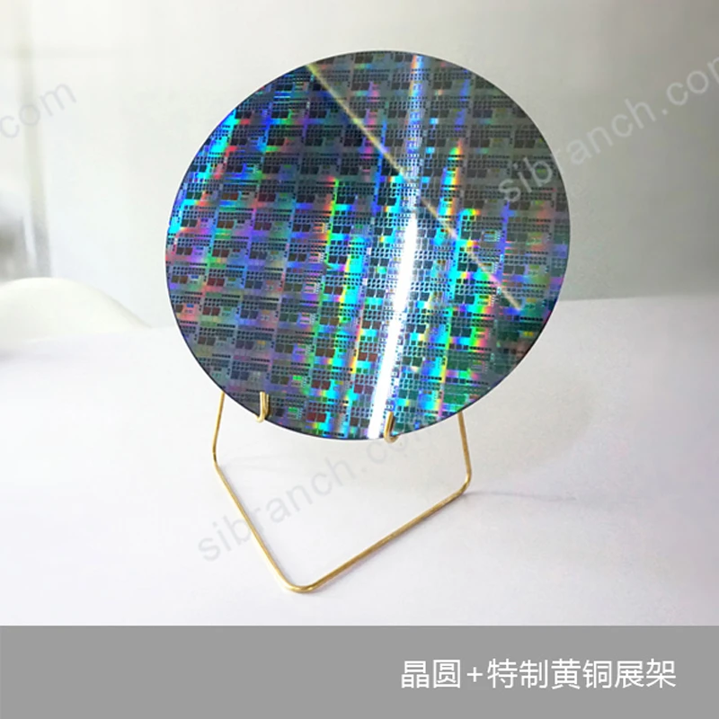 芯片光刻片电路片6、8、12英寸电子科学精密研究展览礼品摆件可定制