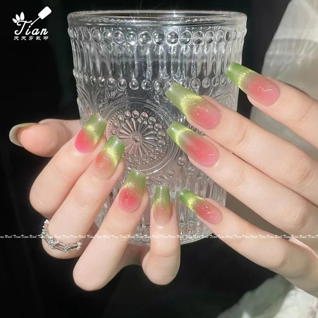 【冰西瓜】”现货飞“天天手工甲百搭款 非质量问题NO退NO换（XX清仓）