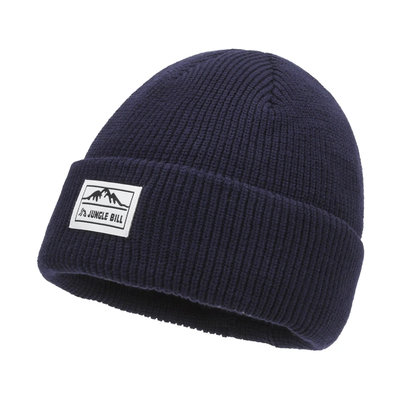 针织帽线帽男士帽子柔软舒适户外休闲加绒加厚百搭时尚寒冬保暖