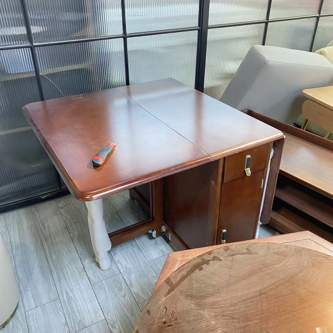 130cm折叠餐桌【微瑕 不包安装】库存尾货（二楼1）