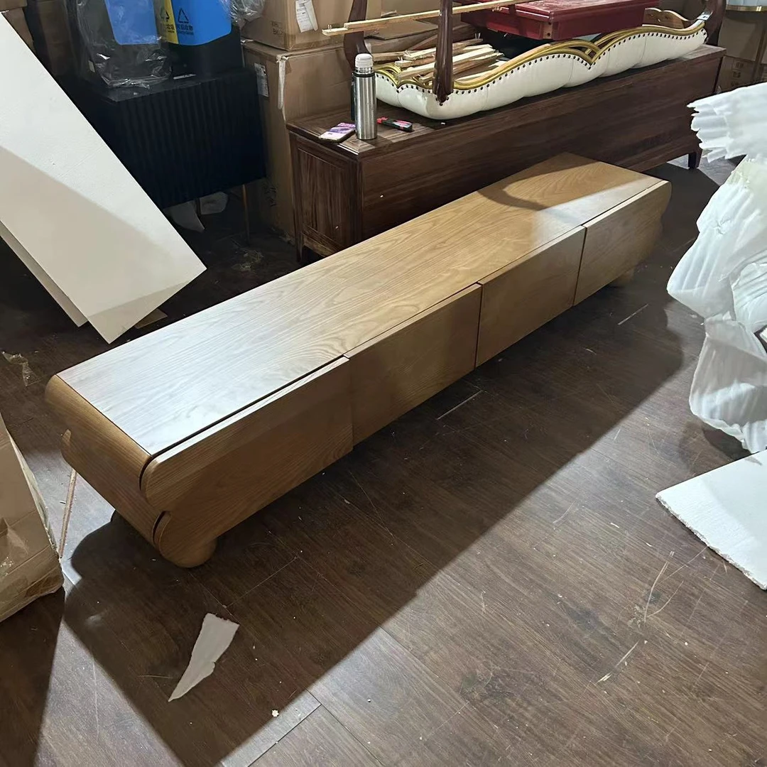6811#（古铜色）电视柜【不包安装】客厅地柜新中式（七楼1）
