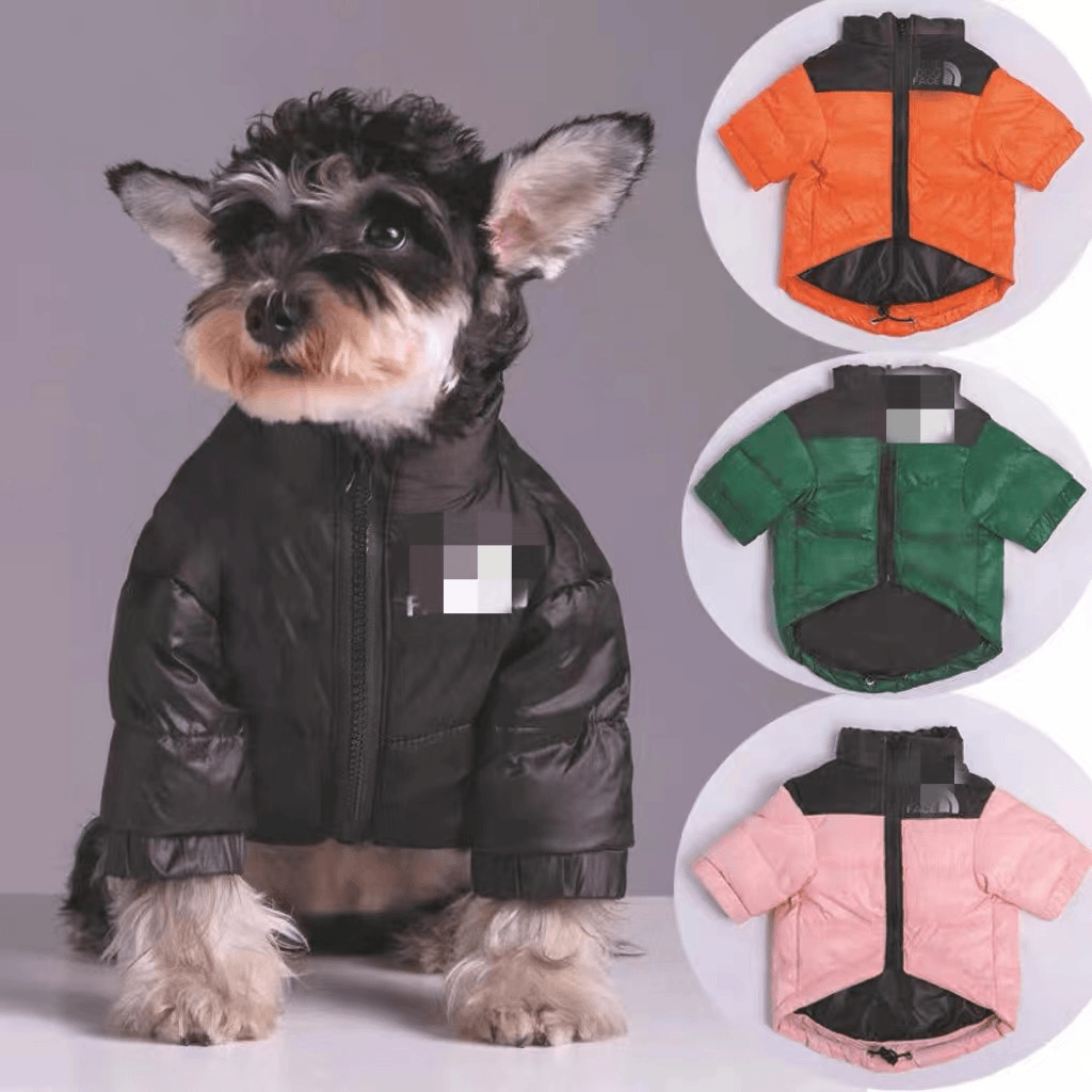 The Dog Face春秋潮牌宠物狗狗衣服泰迪约克夏狗面羽绒服舒适加厚