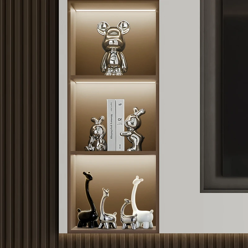 酒柜软装饰品现代简约客厅轻奢电视柜餐边柜摆件乔迁新居工艺礼品