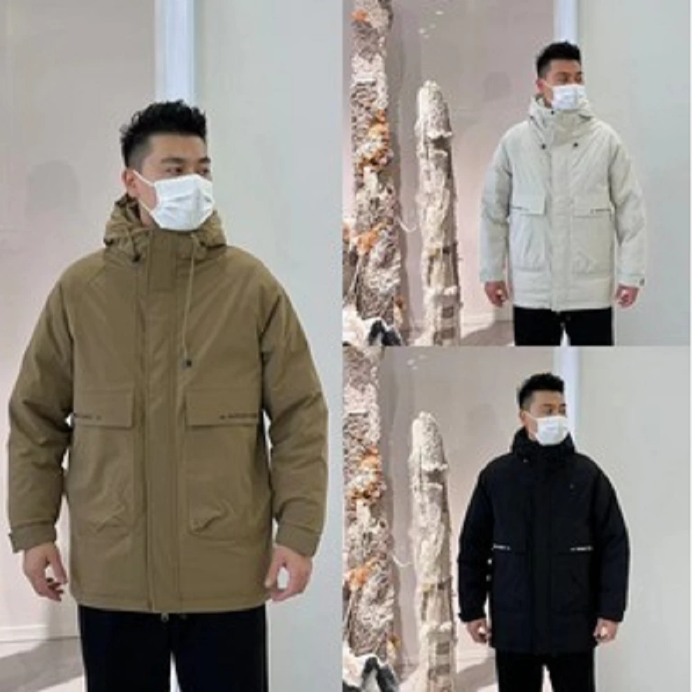 《穿街走巷》订单款中长款御寒锁温连帽羽绒服夹克外套510