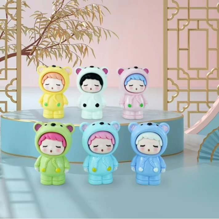 【对对碰】熊熊睡袋树脂摆件