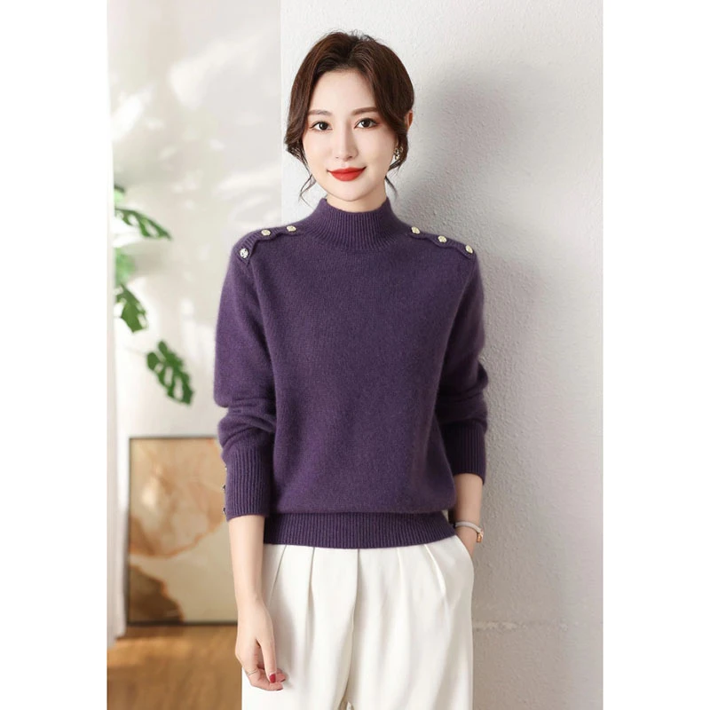 【香嘉怡新品】XJYC8600女士上衣羊毛衫时尚多色可选百搭潮款洋气