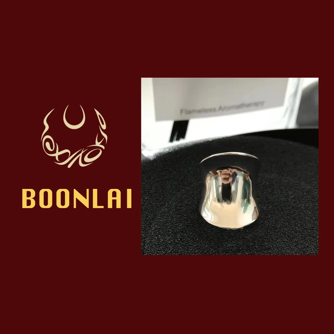 铜合金戒指 Boonlai 银色金属B戒指1491