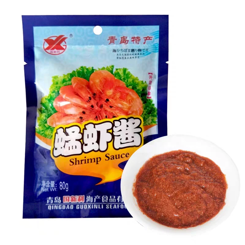 青岛特产蜢虾酱传统工艺即食海鲜酱鲜香细腻咸度适中80g