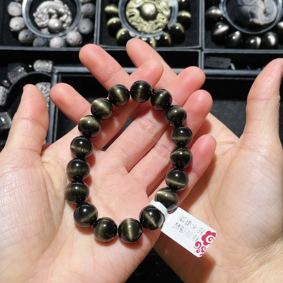 【闪购商品】黑曜岩手链未镶嵌用****6
