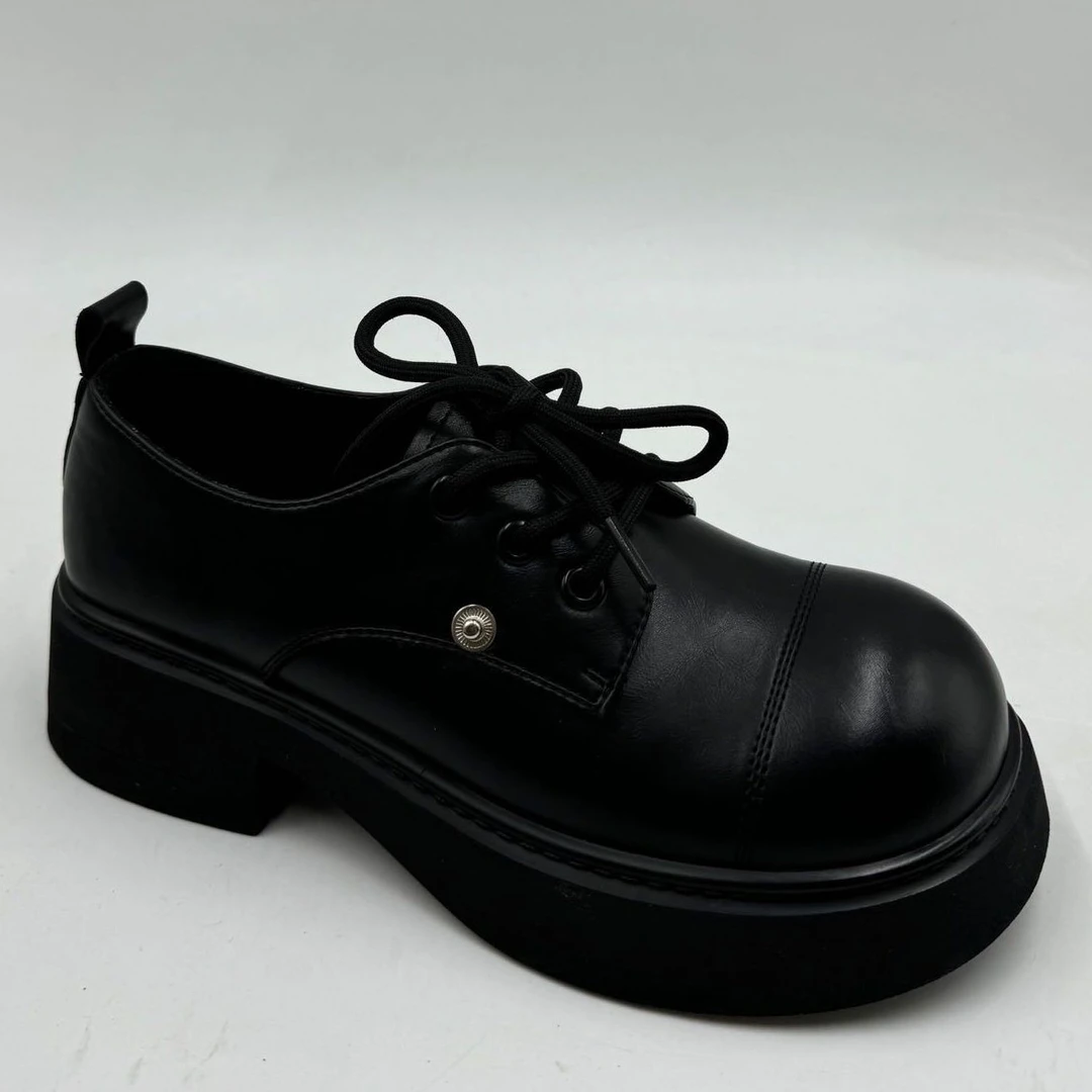 IEF/爱依服2024新款秋季女圆头厚底牛津鞋5607-8032-