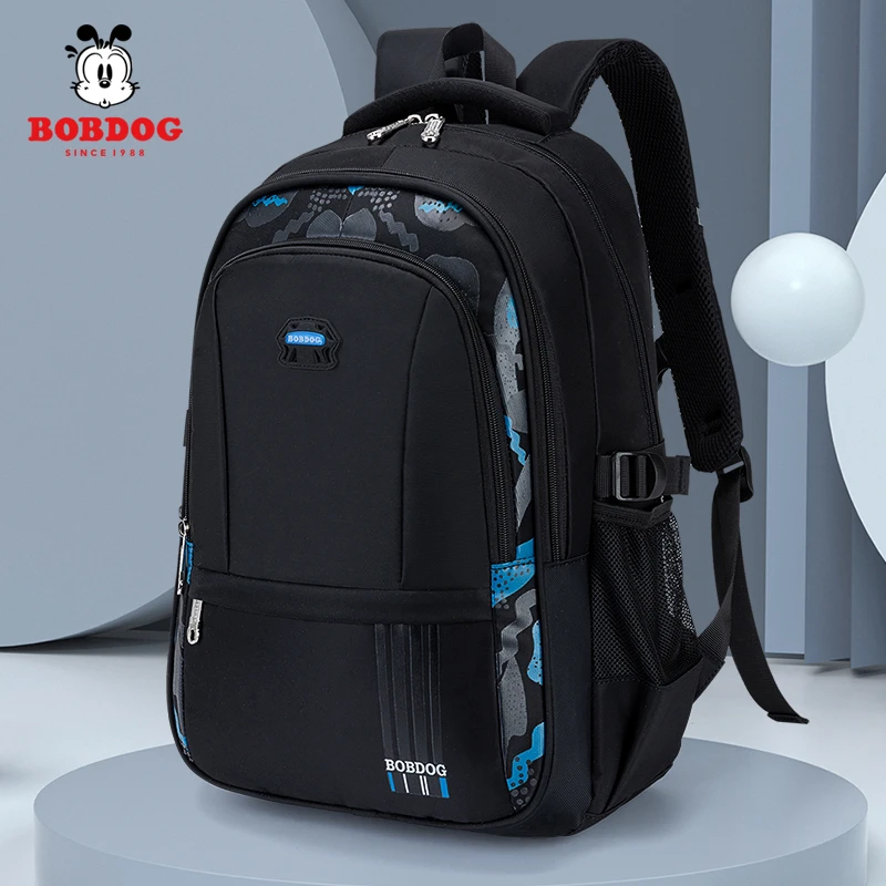 巴布豆书包初中生书包男孩三年级1-34-6小学生大容量轻便减负护脊