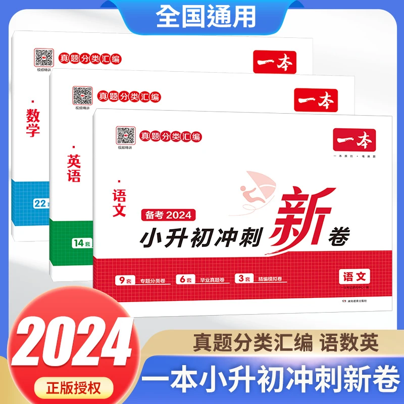 2024一本小升初名校冲刺新卷语文数学英语真题专题冲刺新试卷备考