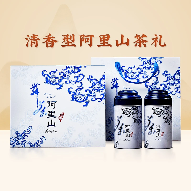 天乔 清香型阿里山乌龙茶 台湾高山茶 送礼茶叶 300g/精美礼盒装
