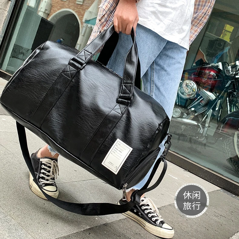 新款手提旅行包男士背包商务出差行李包旅游袋装衣服鞋仓健身包女