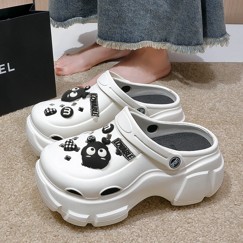 洞洞鞋女款网红包头时尚百搭时尚防滑踩屎感凉拖鞋夏季沙滩外穿女