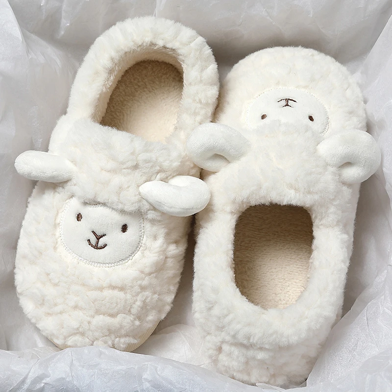 月子鞋产后棉拖鞋女冬季包跟厚底家居防滑保暖毛绒孕妇棉鞋春秋款