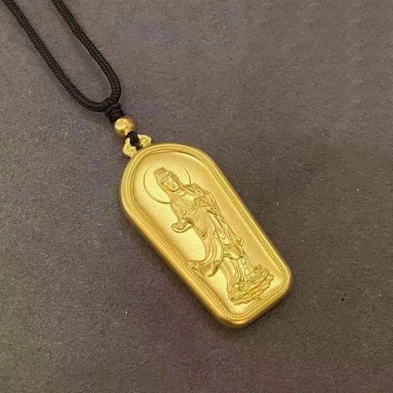 铜合金吊坠 莲花观音时尚吊坠 百搭佛祖吊坠铜合金饰品吊坠挂件