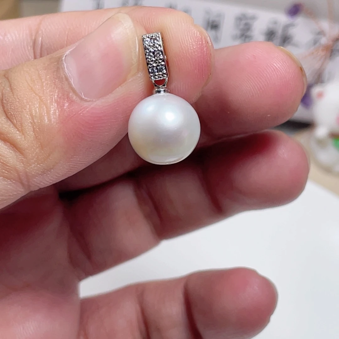 淡水珍珠颈饰银S925镶嵌