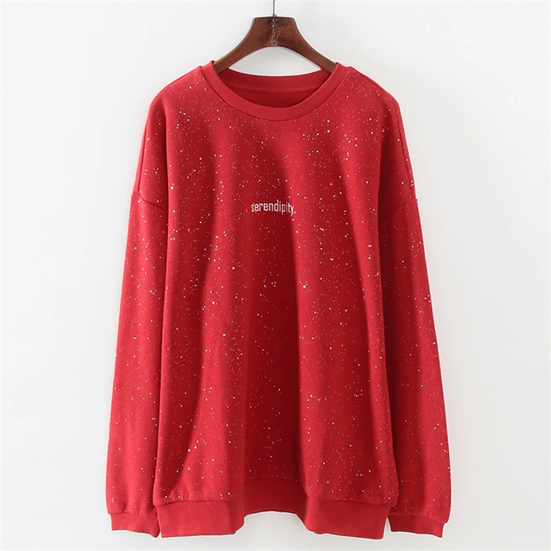 Z292基础圆领亮闪卫衣（默认不含配饰）