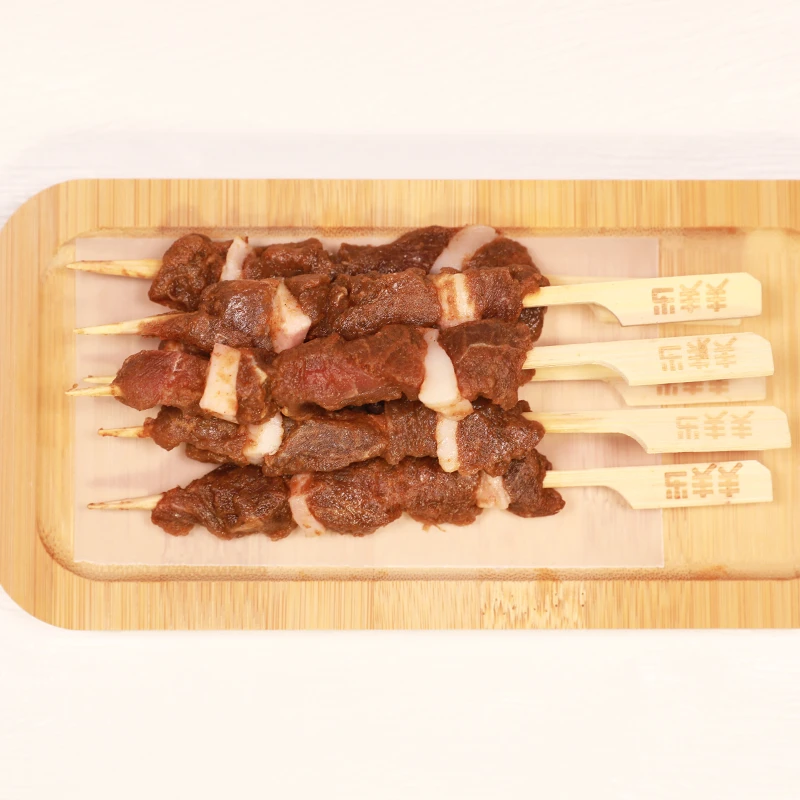 咩咩孜然羊肉串 48串/480g【顺丰冷链包邮】原切肉 短签