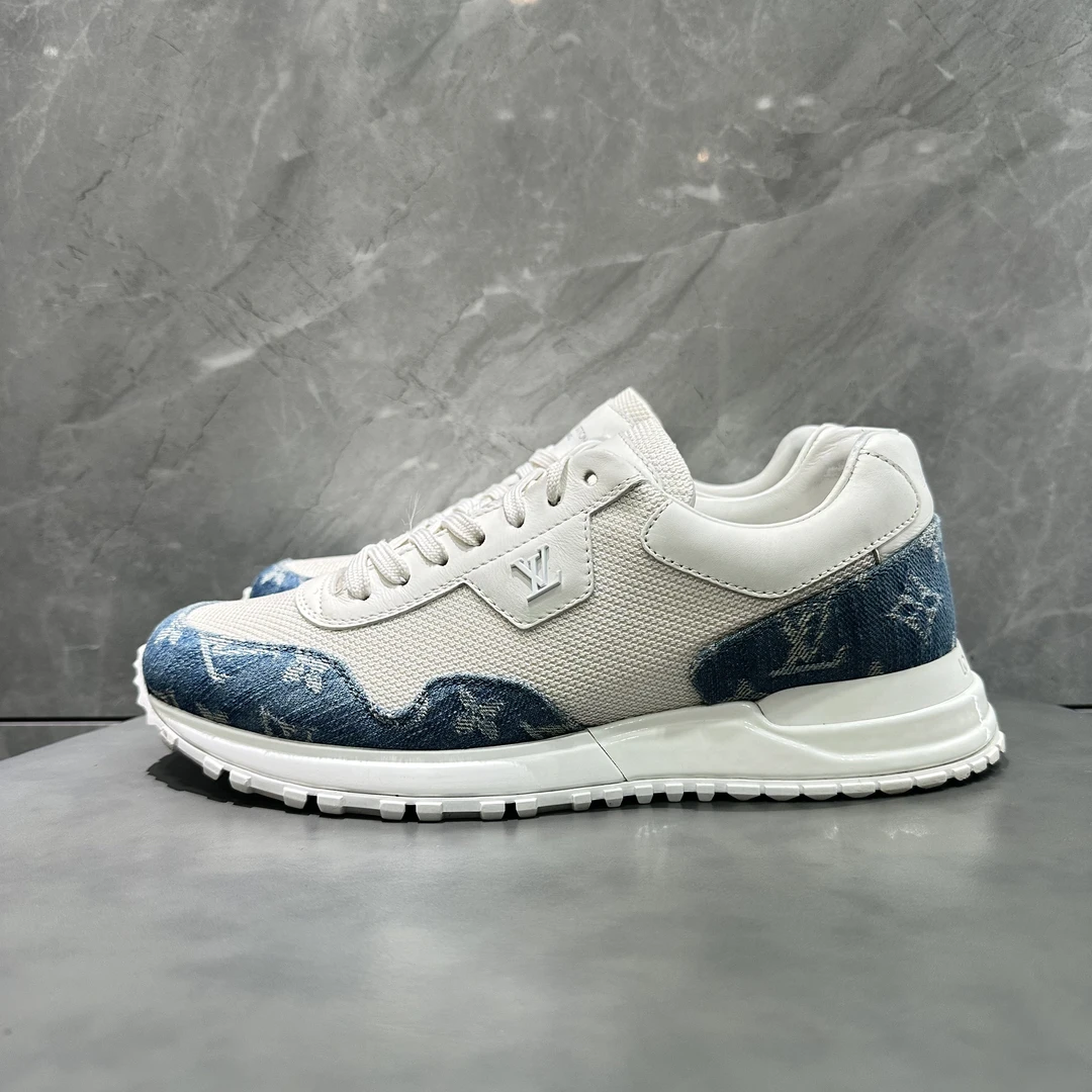 39码 95新 路易威登 LV Run Away 白蓝 低帮板鞋