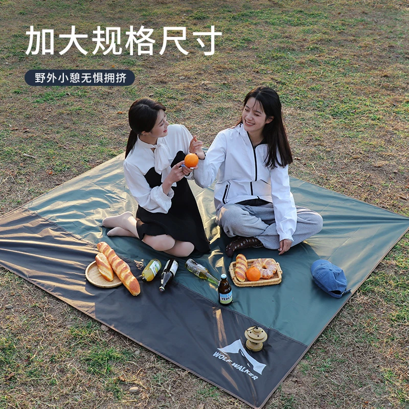 帐篷地席户外地布露营地垫加厚防水耐磨防潮休闲野餐垫摆摊