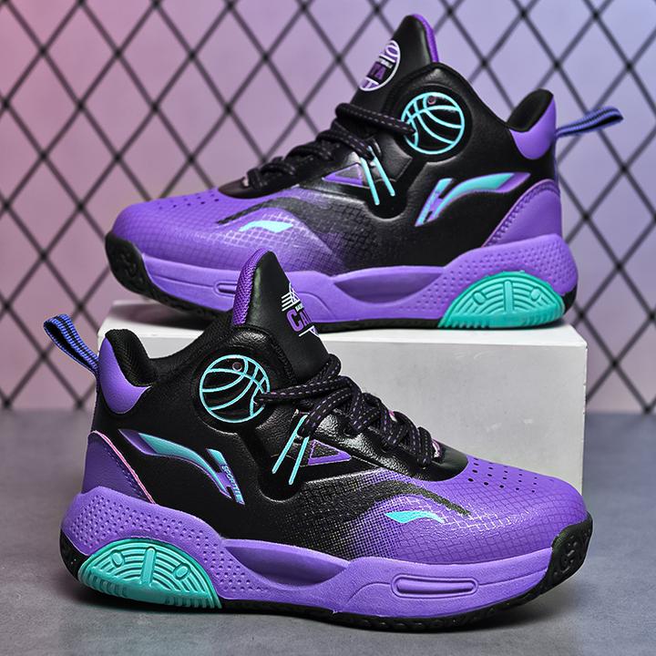 儿童运动鞋秋冬新款男童篮球鞋韩版百搭中大童高帮休闲跑步鞋学生