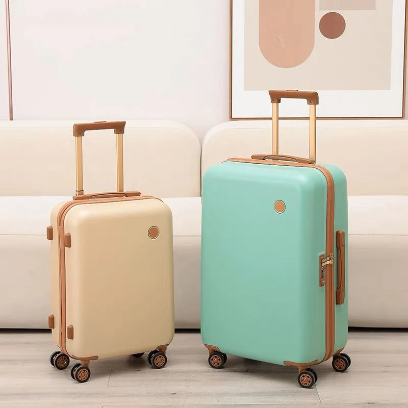 airway高颜值女士行李箱20寸小型登机密码箱轻便万向轮旅行拉杆箱