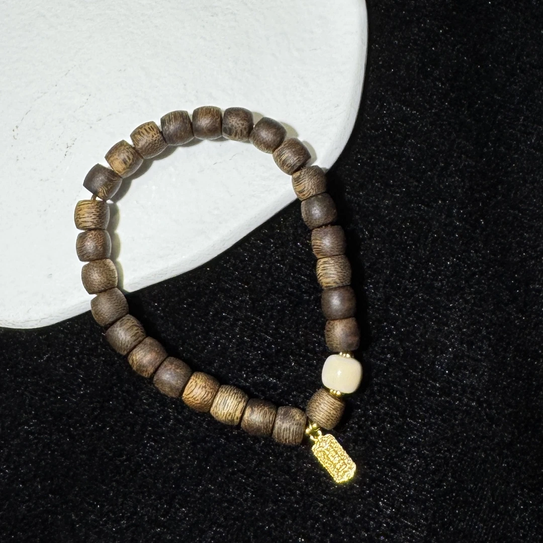 【上上签】沉香老型手串 （天然珠宝多样性发其一）