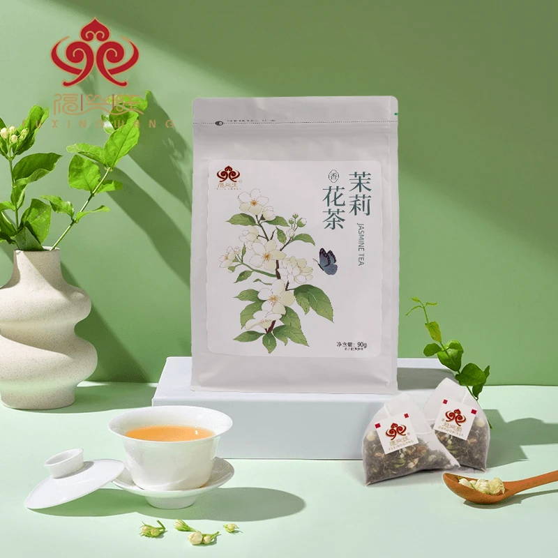 福兴旺茉莉花茶绿茶茶包浓香型袋泡花草茶叶冷泡茶独立三角袋泡