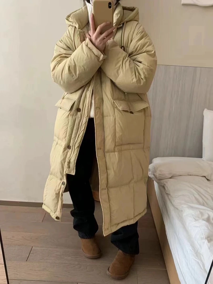 小妳XiaoNi———（新冬戴帽长习习外套6340167）