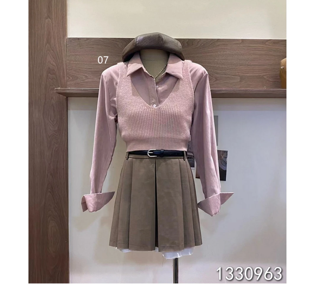 小妳XiaoNi———（冬款衬衫马甲两件套1330963）