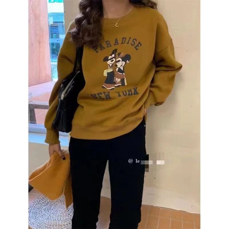小妳XiaoNi———（秋款圆领套头卡通卫衣1140190）