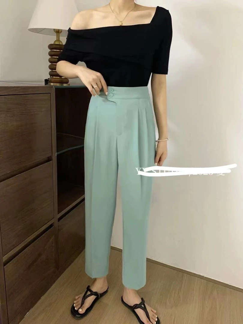 小妳XiaoNi———（夏款松紧腰休闲裤2320564）