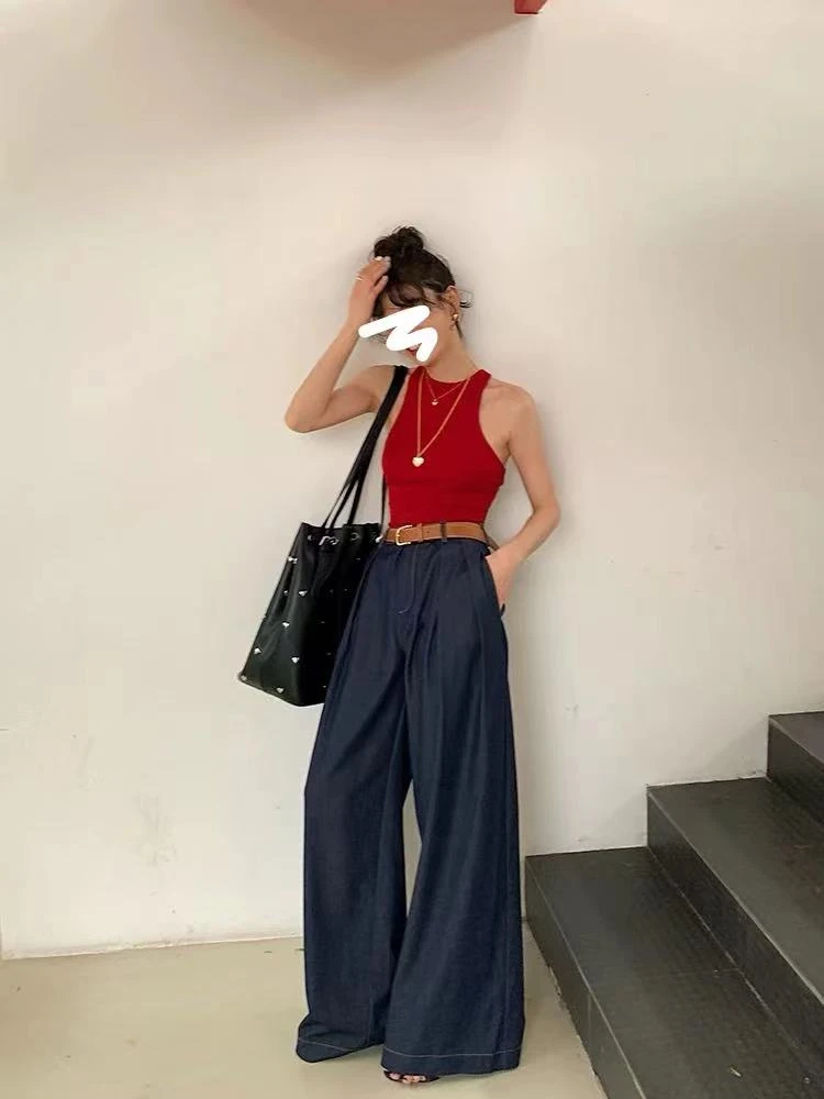 小妳XiaoNi———（夏款休闲阔腿裤2321143）