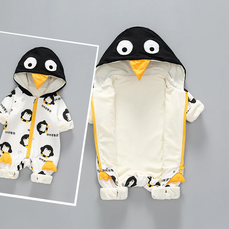 婴儿春秋连体衣宝宝春秋季薄外套新生儿衣服卡通爬服幼儿外出抱服