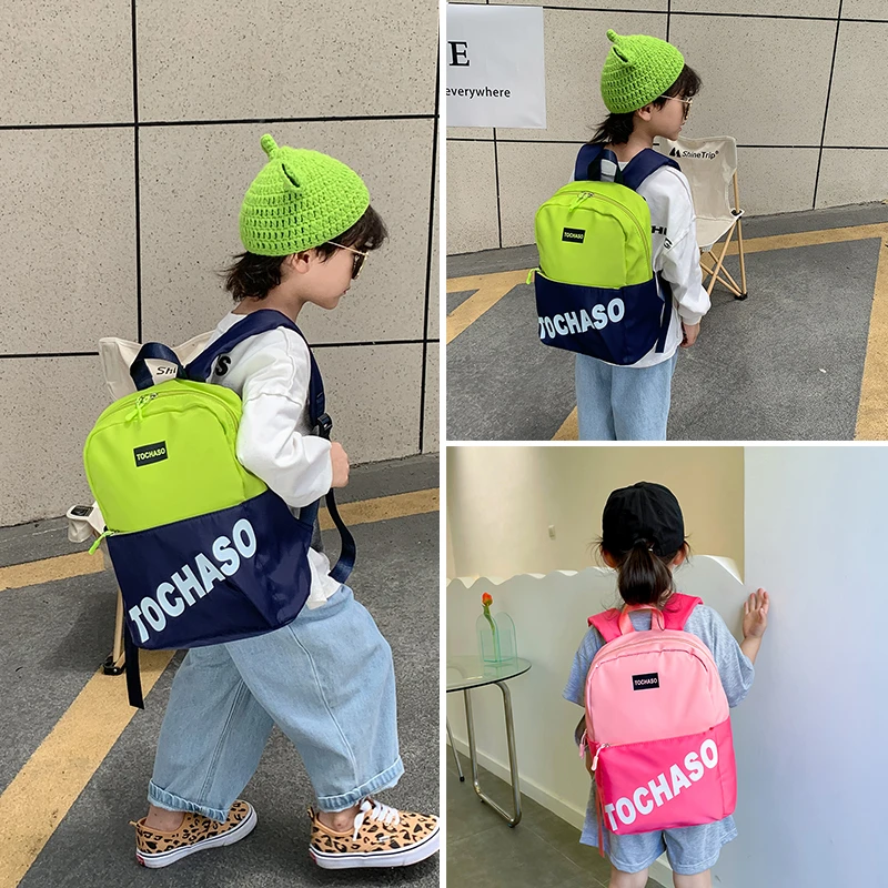 儿童书包小学学生轻便护脊双肩包男童宝宝时尚包包女童户外包包