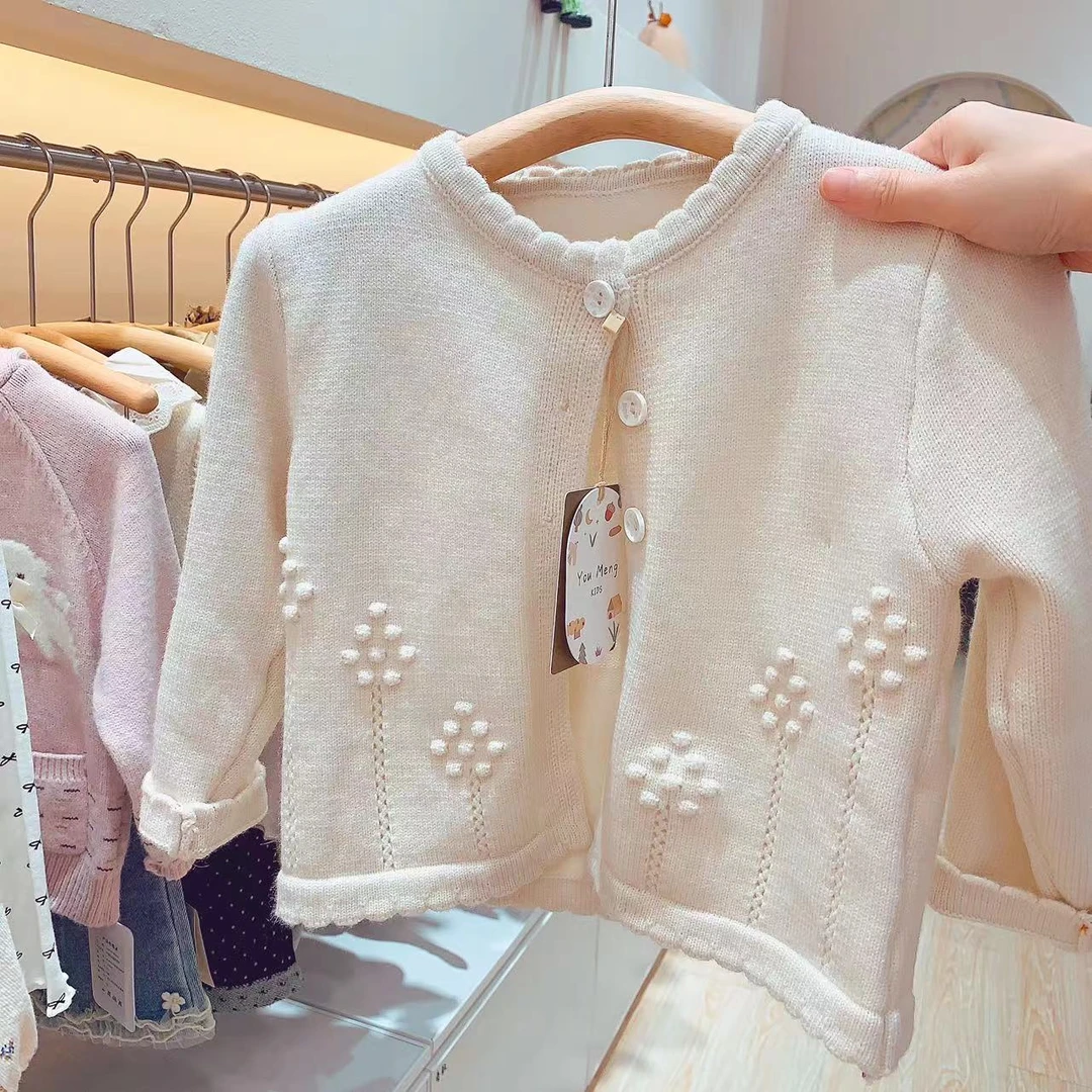 简约百搭开衫毛衣