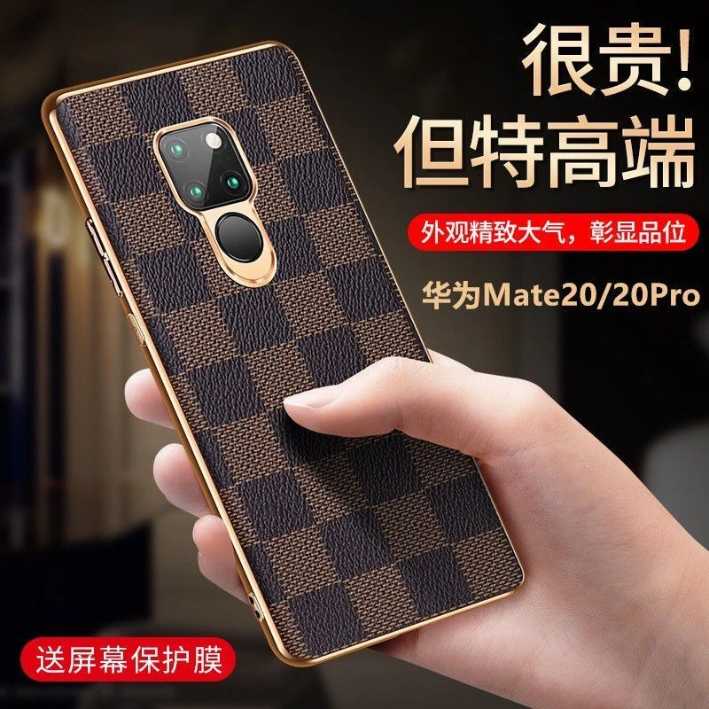 适用华为mate20手机壳mate20pro高档皮纹LYA-AL00防摔超薄保护套H