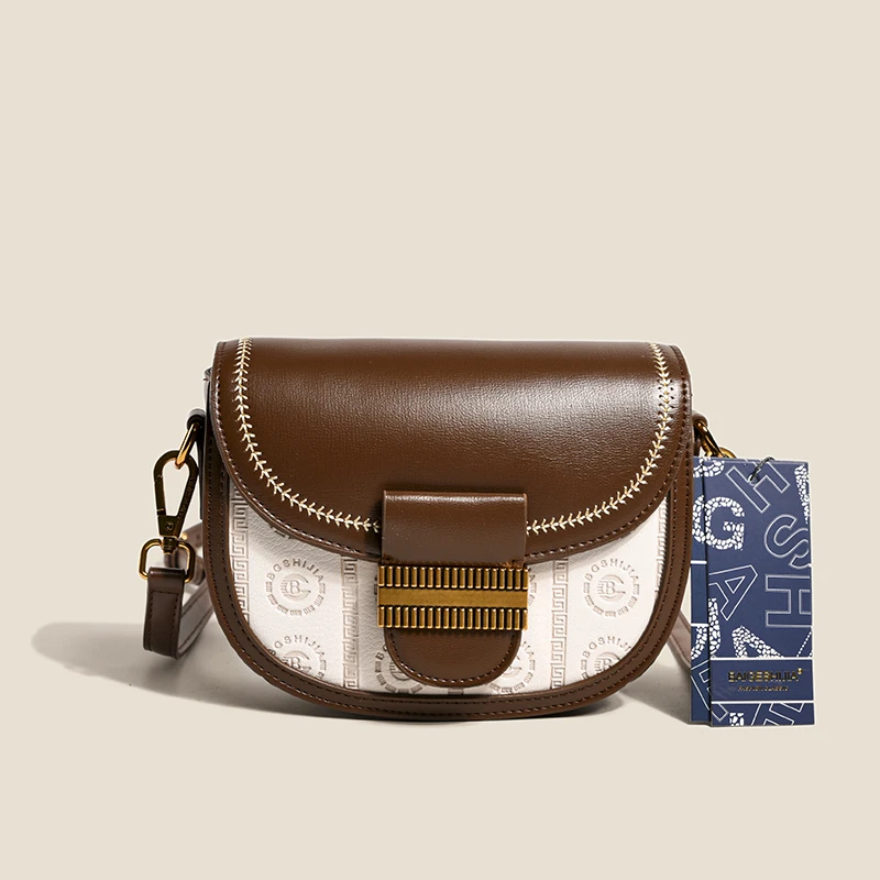 2023单肩斜挎女士包网红洋气ins复古简约斜挎单肩包6610