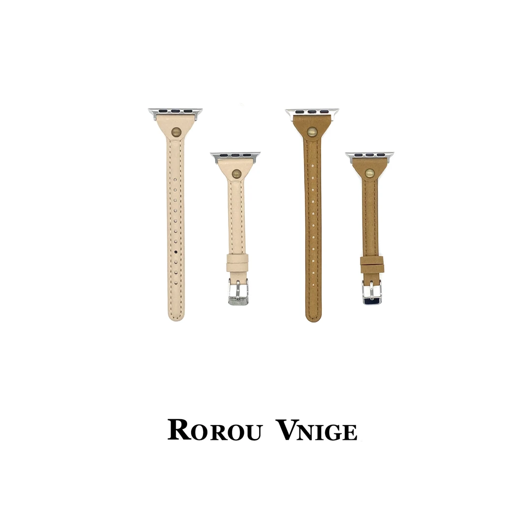ROROU VNIGE iwatch上班通勤休闲运动女生显白情侣款苹果表带潮