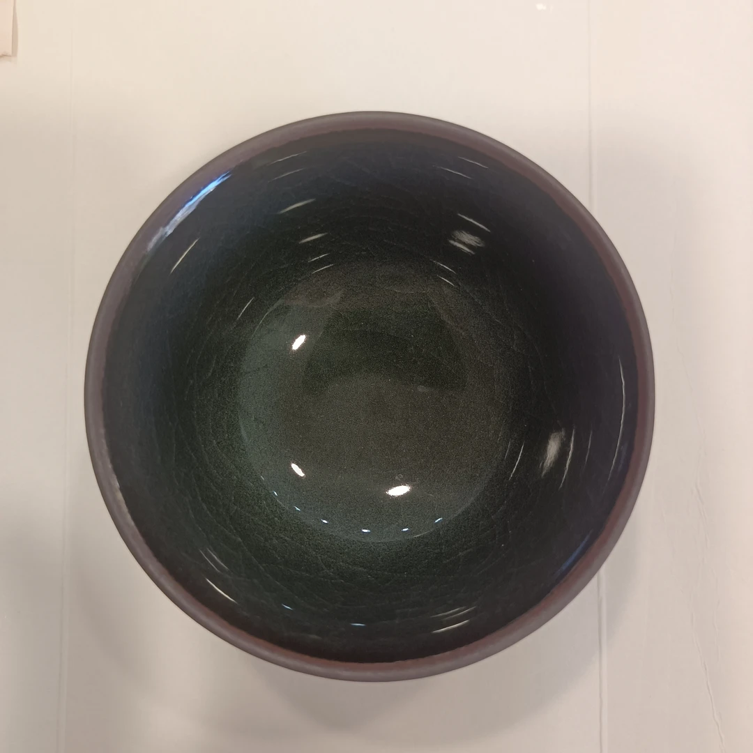 高端青瓷品茗杯复古哥窑主人茶杯60mL