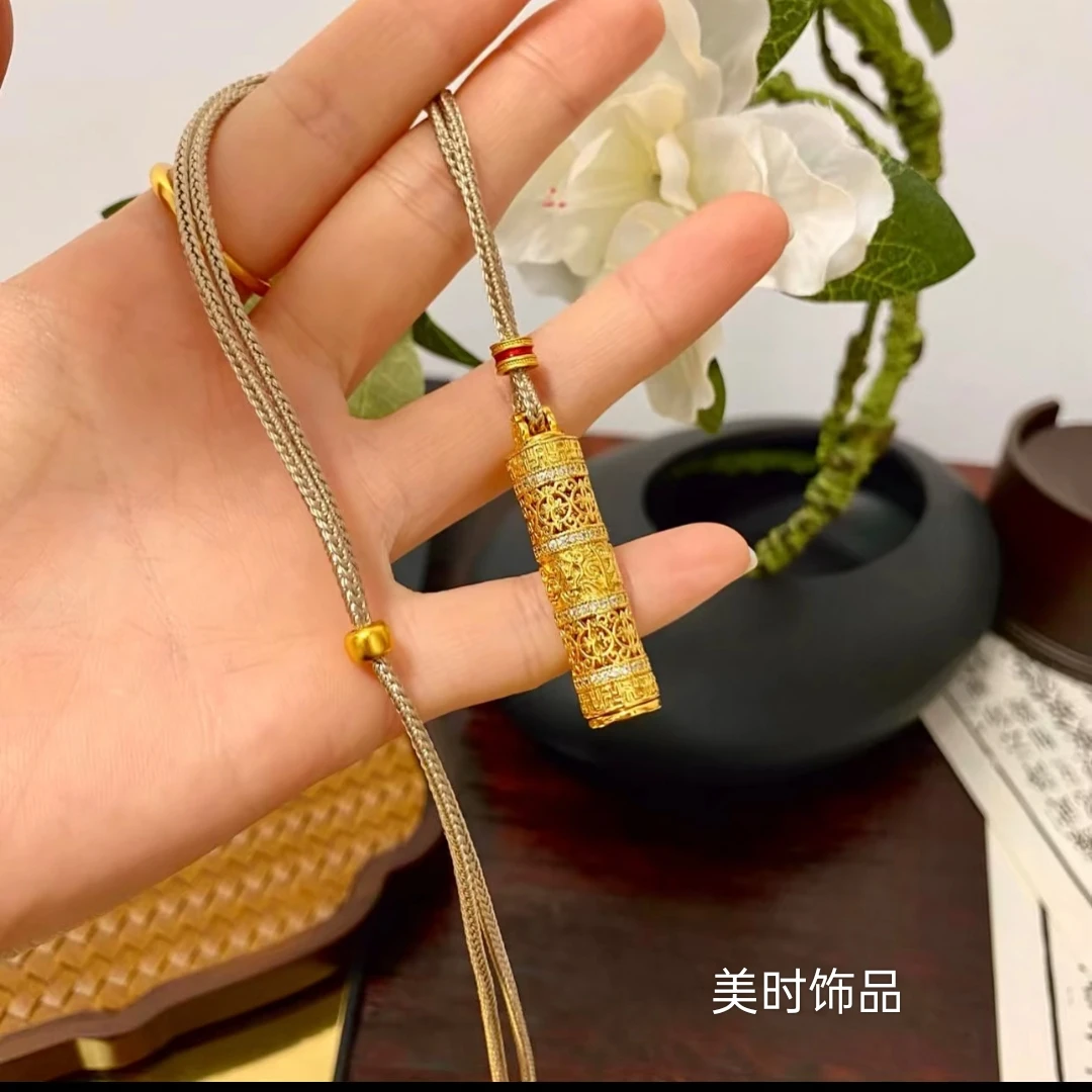 合金项链 【高端定制】八宝观音随身守护佛项链