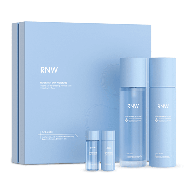 [重磅新品] rnw水乳套盒装女B5玻尿酸补水保湿舒缓修护干油皮男