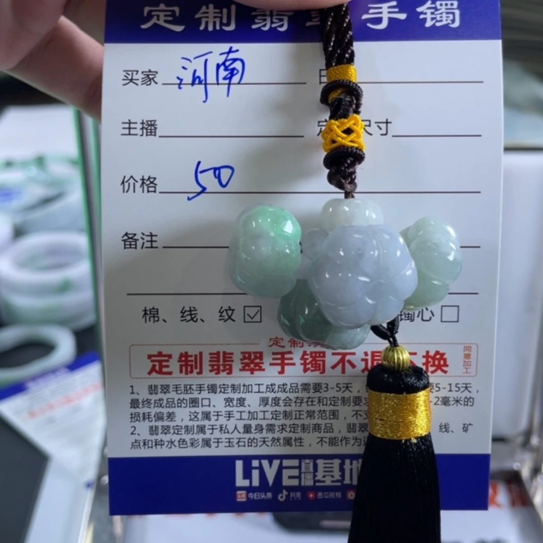 【闪购商品】翡翠颈饰未镶嵌河**哥