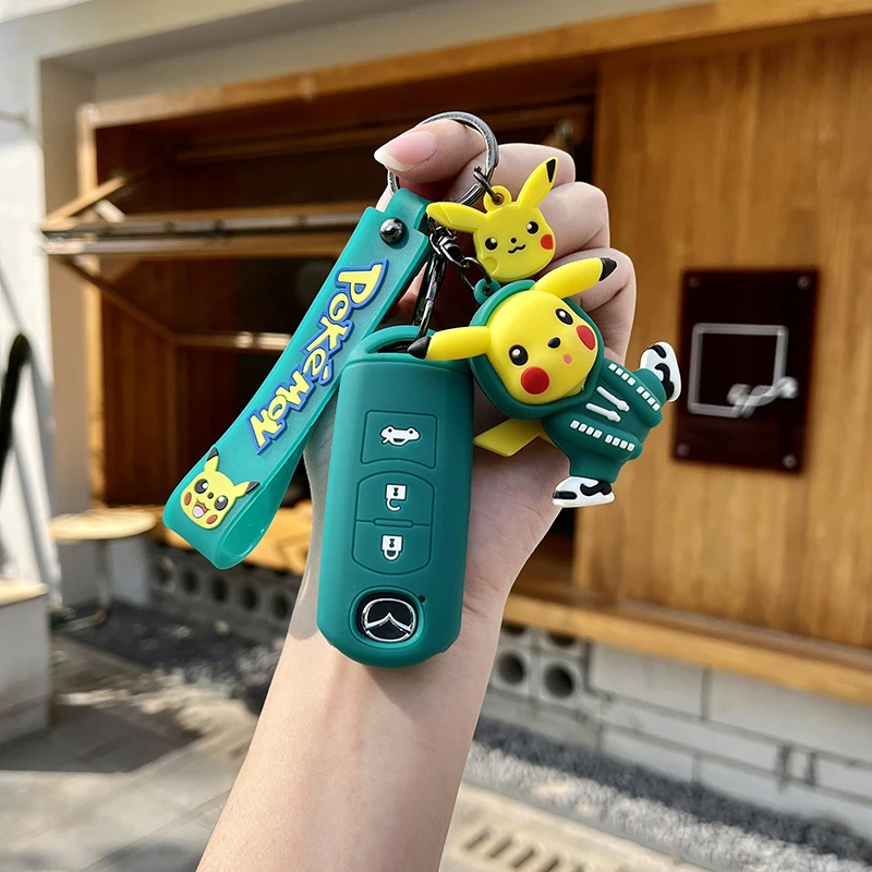 专用马自达3昂克赛拉钥匙套CX8 CX5 CX4阿特兹马263卡通挂件男女