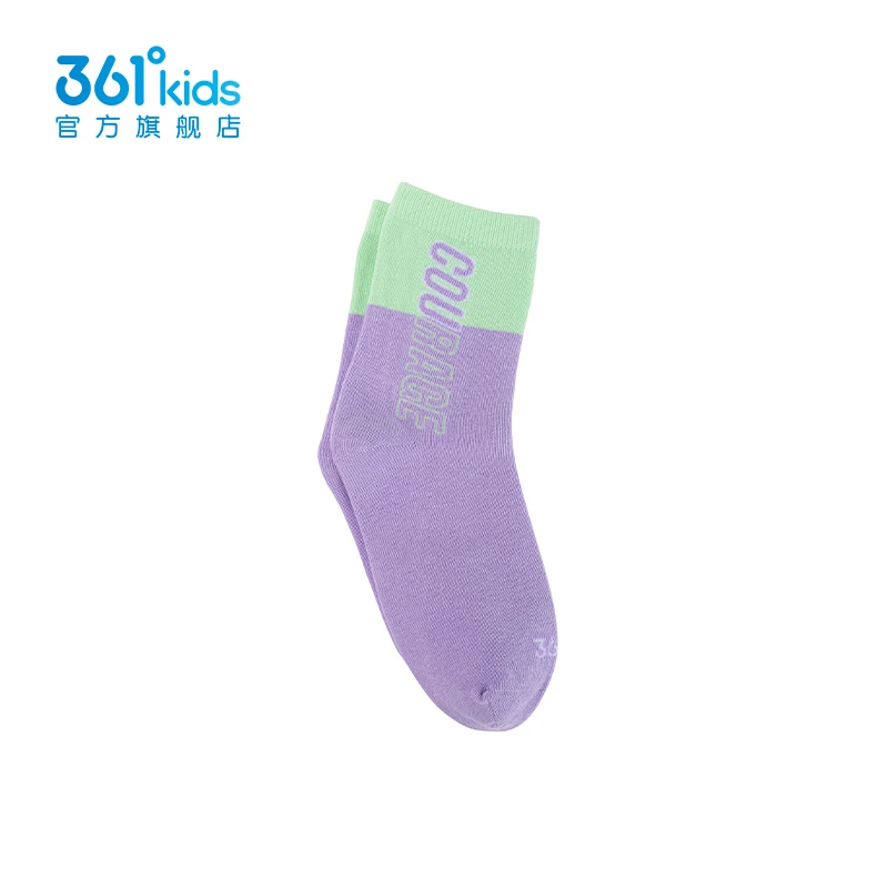 361°儿童童装男女童袜子运动休闲平板长袜2024秋季中大童舒适百搭