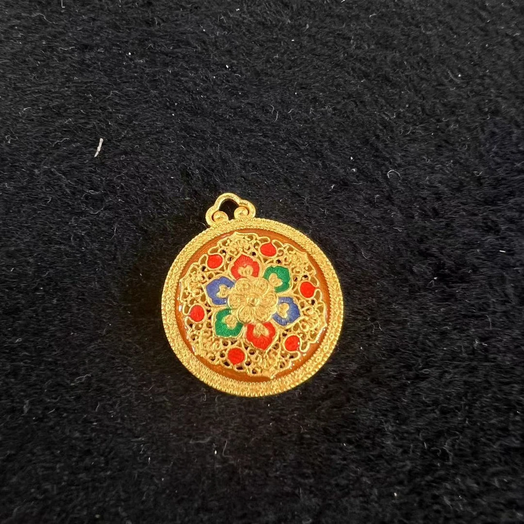 吊坠925银 【羊圈珠宝】30-s925银时尚百搭罗盘吊坠