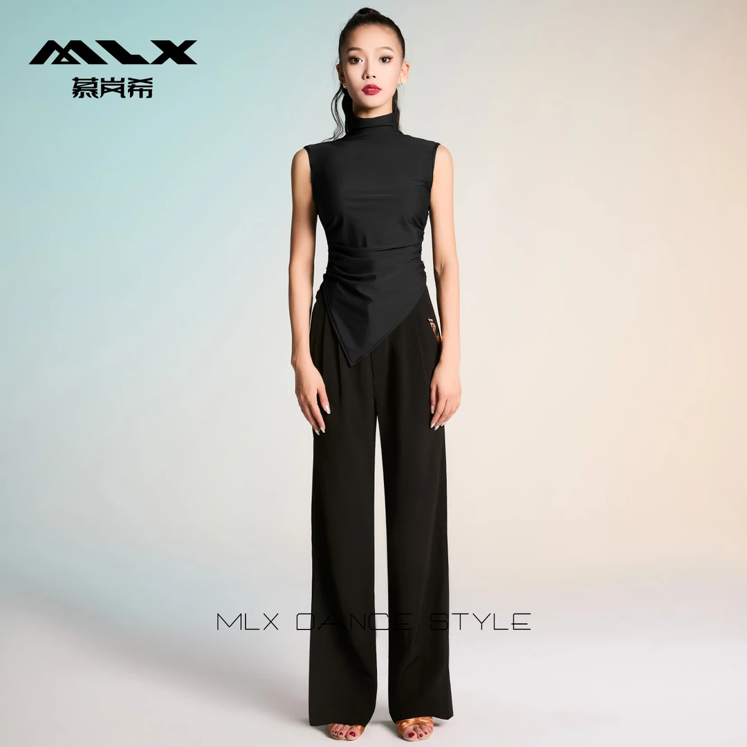 慕岚希【6276上衣】拉丁舞成人女上衣演出练功服