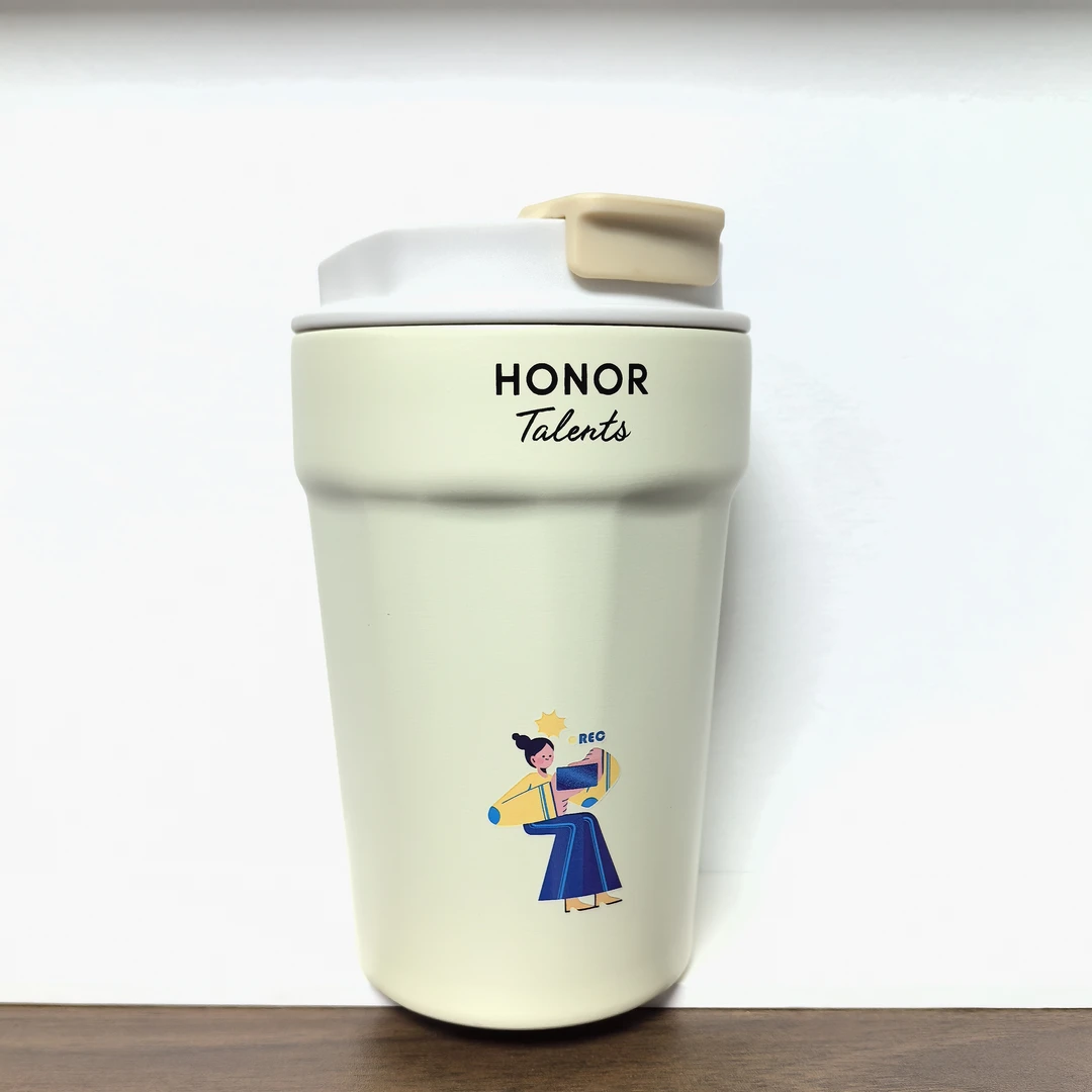99新 honor/荣耀 荣耀礼品未来已来咖啡杯随行杯不锈钢水杯耐用